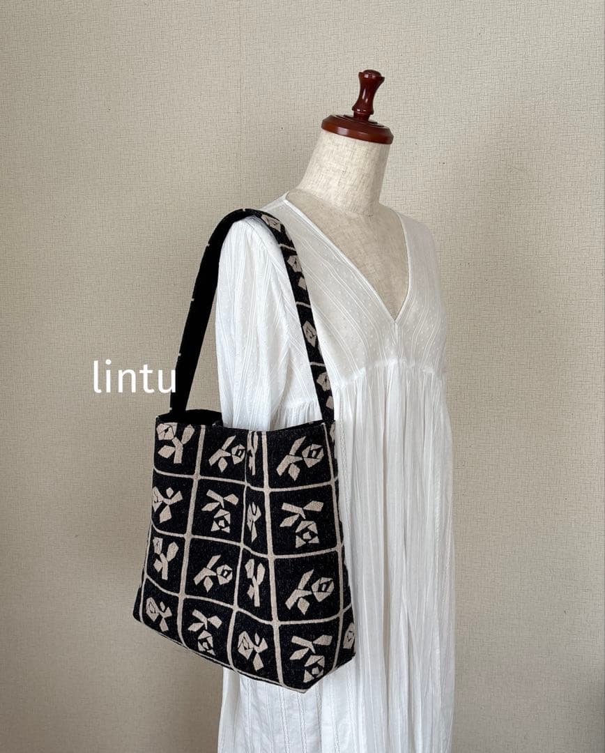 ハンドメイド＊Lulu(large)ワンハンドルバッグ minaperhonen