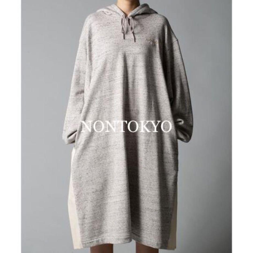 NON TOKYO/ノントーキョー/バックプリーツスウェットワンピース