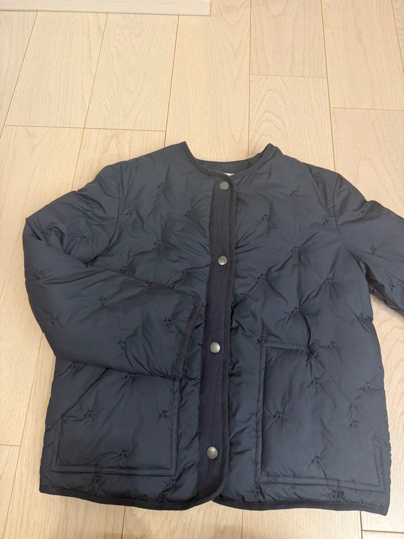 Bonpoint ネイビー キルティングジャケット 12