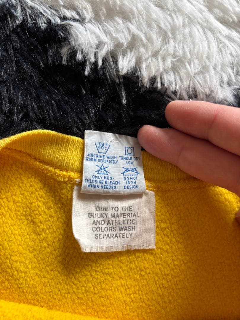 Champion Reverse Weave トレーナー XL イエロー