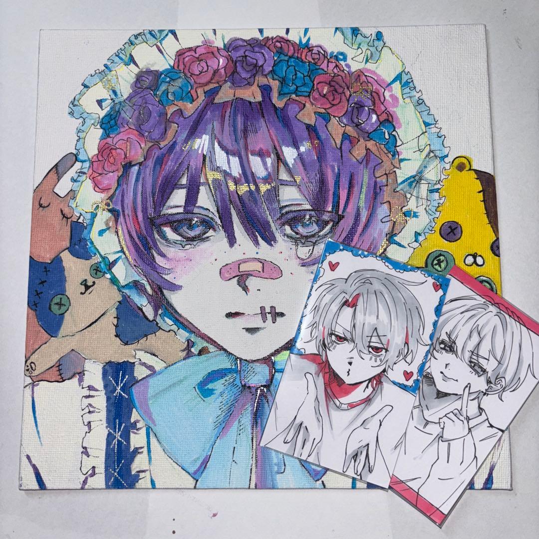 アクリル原画・キャンバスアート（おまけ付き）