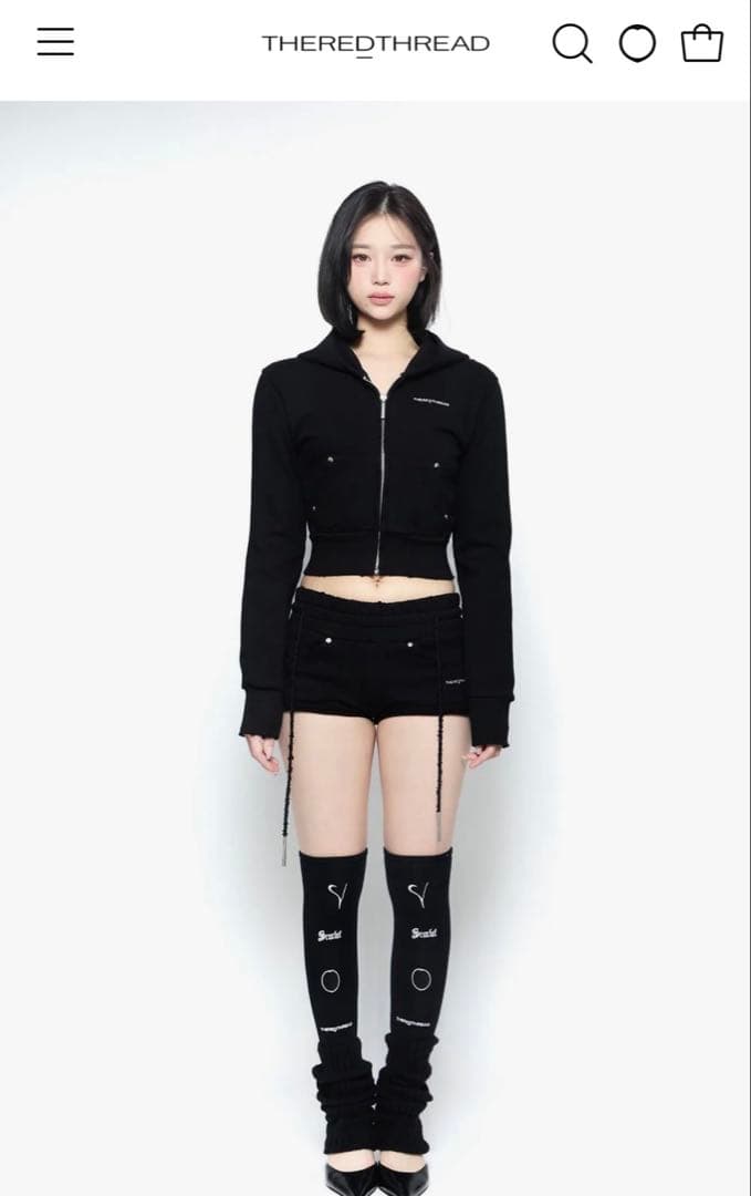 パンツ THEREDTHREAD S basic sweat pants short