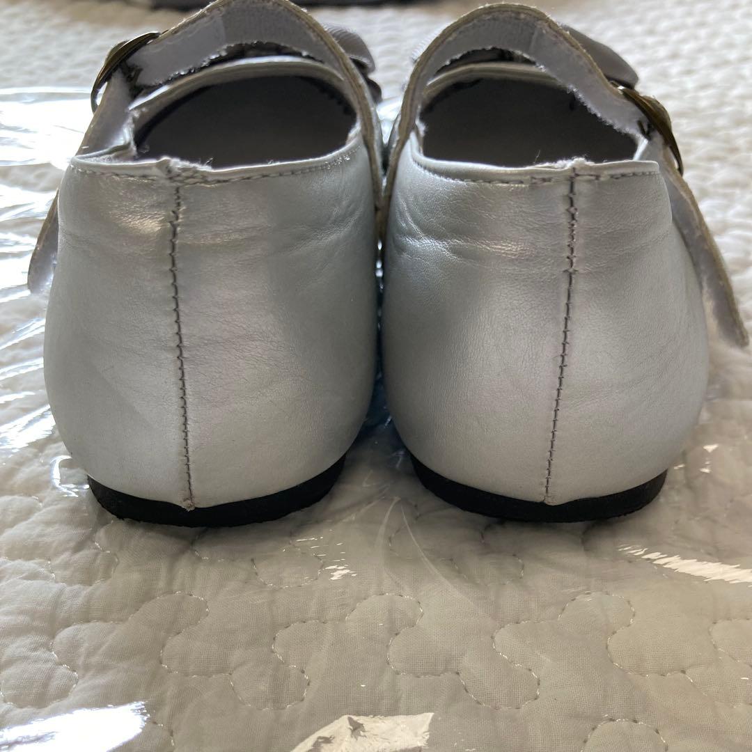 セレモニースーツ 水色 110 ブラウス 120 靴 18cm 入学式 セット