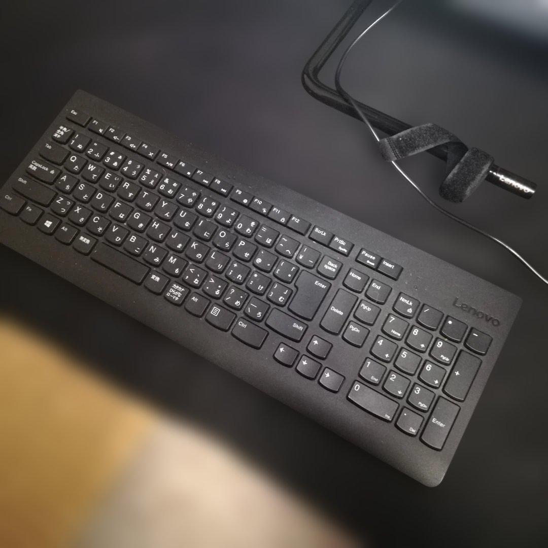 レノボ 超狭枠24インチ i5-9500T SSD化500GB＆メモリー増設