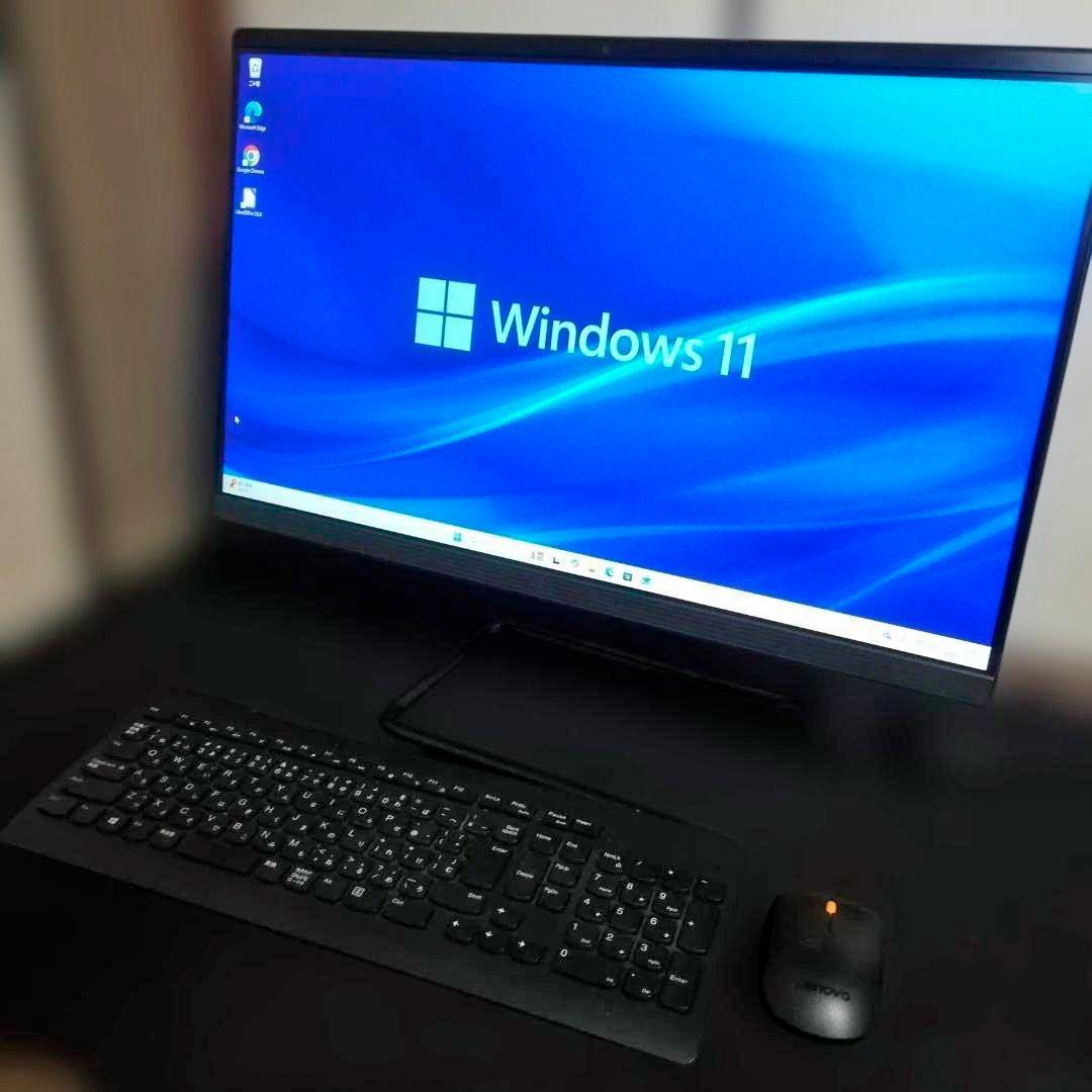 レノボ 超狭枠24インチ i5-9500T SSD化500GB＆メモリー増設