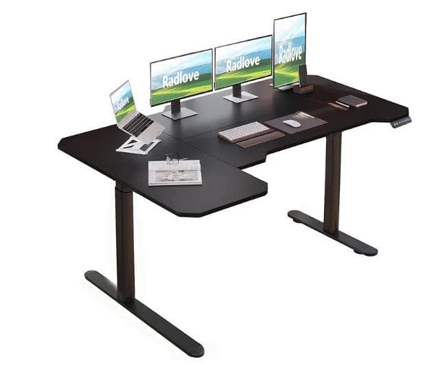 Radlove　電動昇降式パソコンデスク 幅150CM×奥行101CM 高さ調節