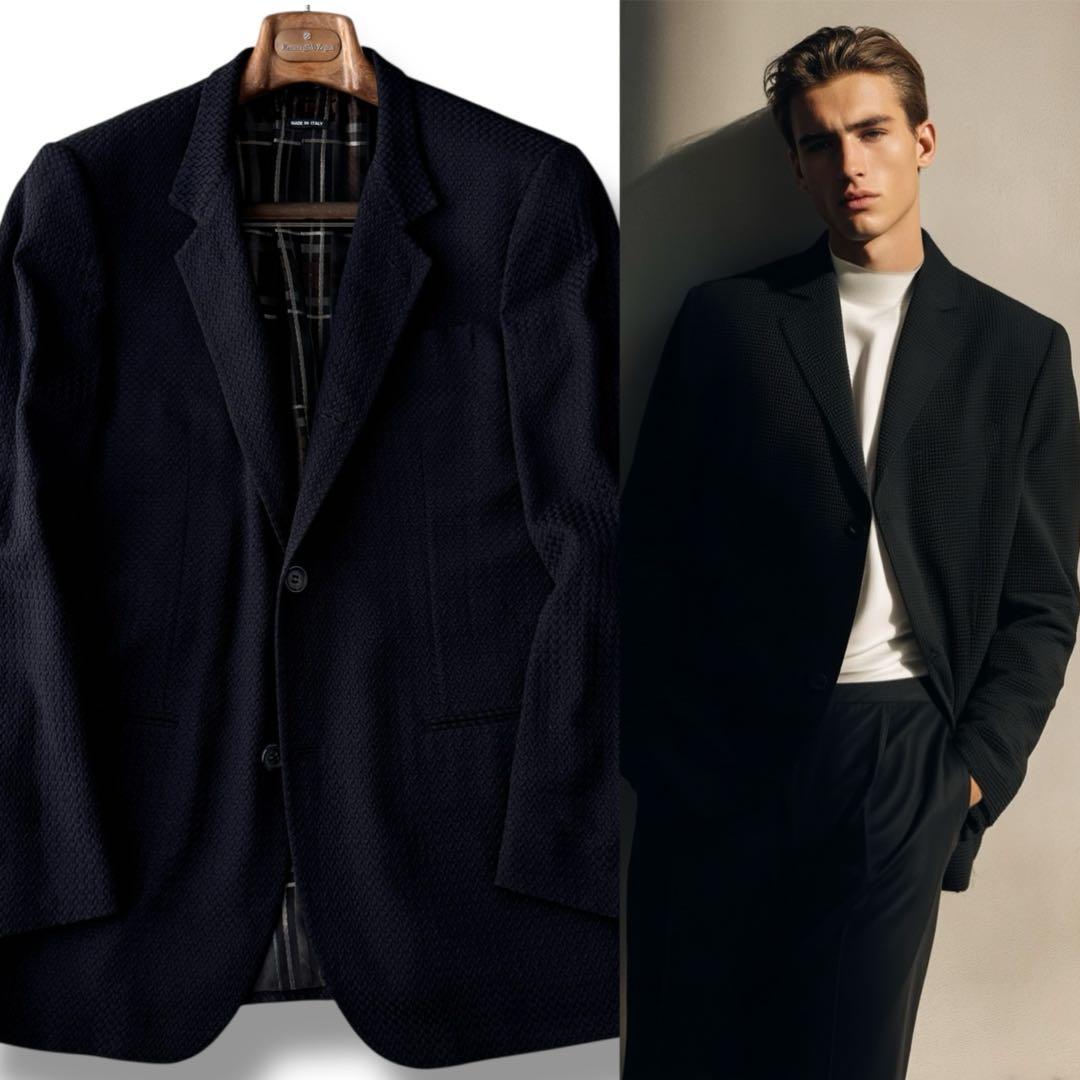GIORGIO ARMANI ジョルジオ アルマーニ テーラード ジャケットXL
