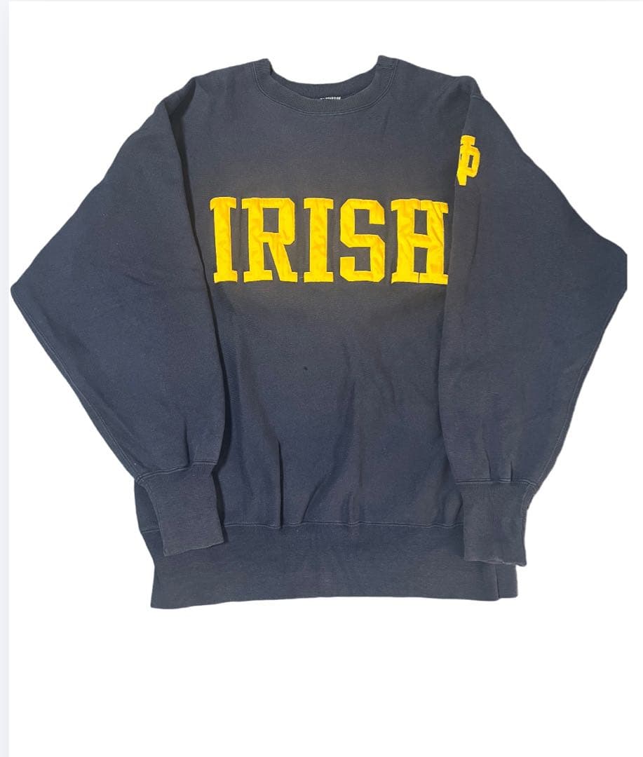 90s USA製 チャンピオン リバースウィーブ IRISH カレッジスウェット