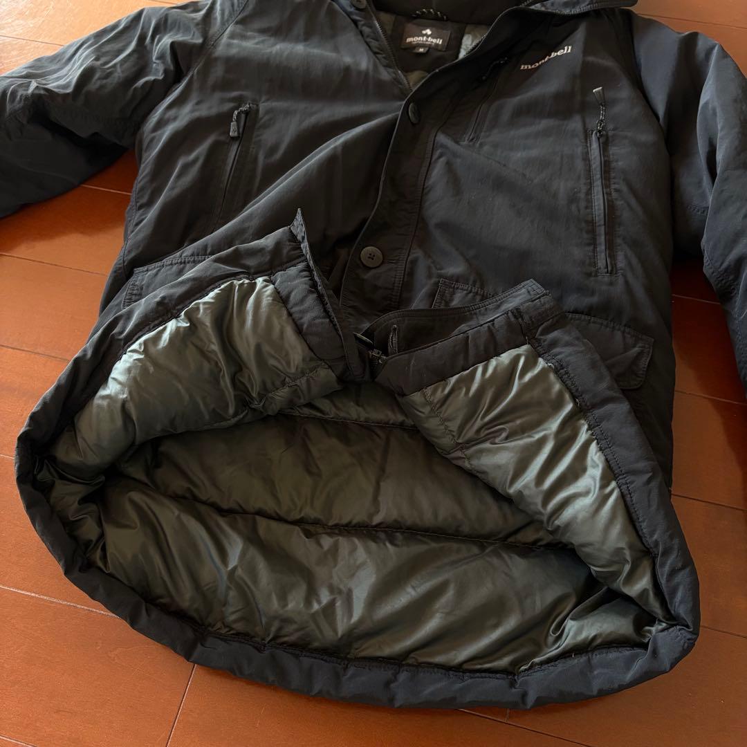 mont-bell ハスキーコート　ダウン　ブラック　黒　Mサイズ　レア