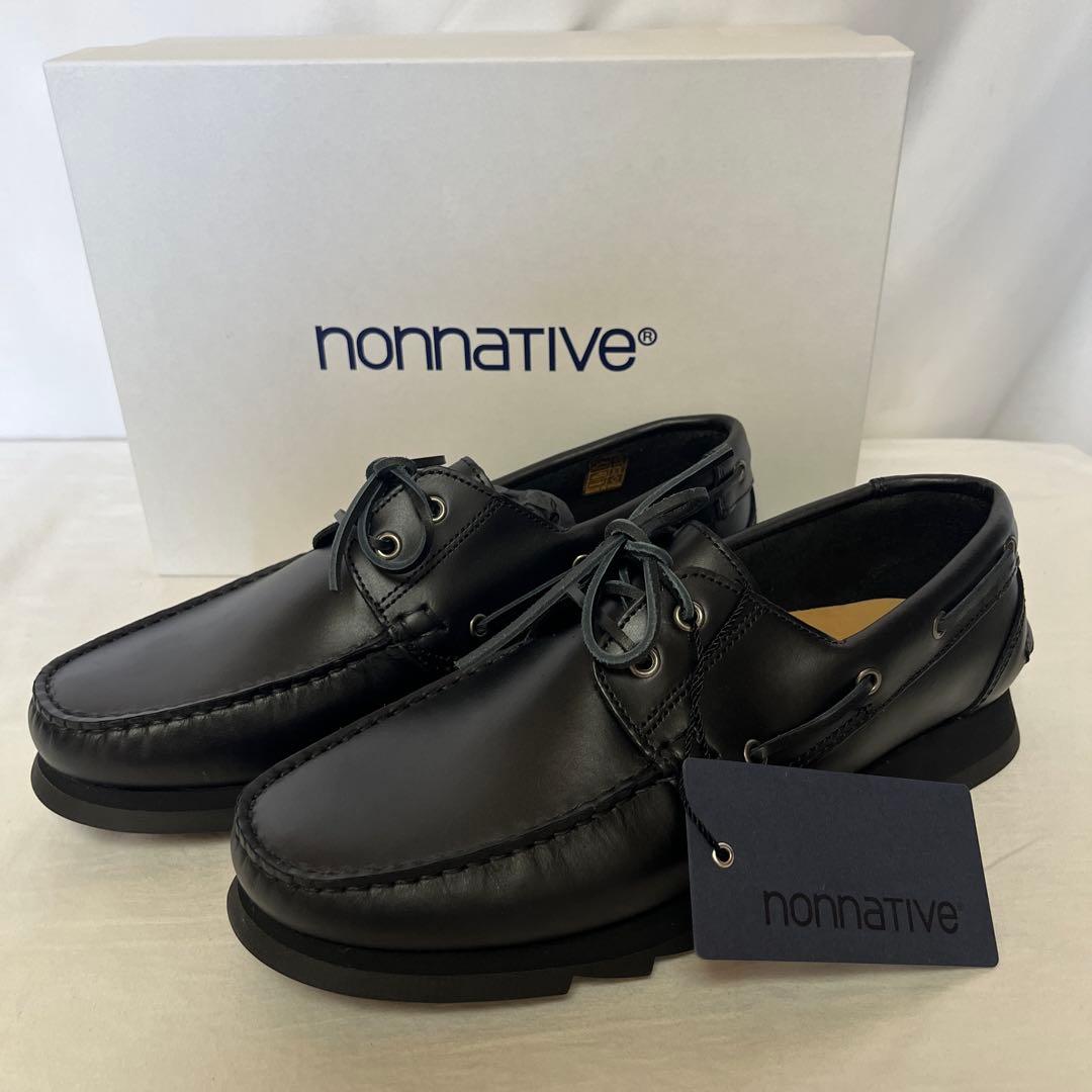 靴 nonnative OFFCER DECK SHOES COW LEATHER