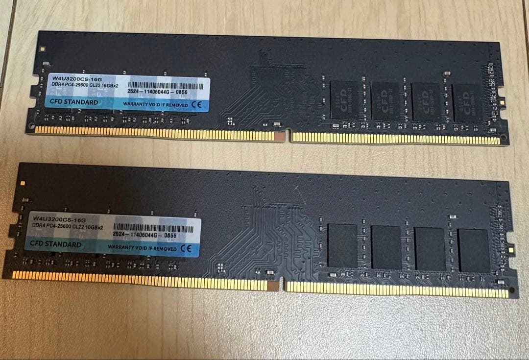 CFD DDR4-3200 32GB (16GB×2枚)