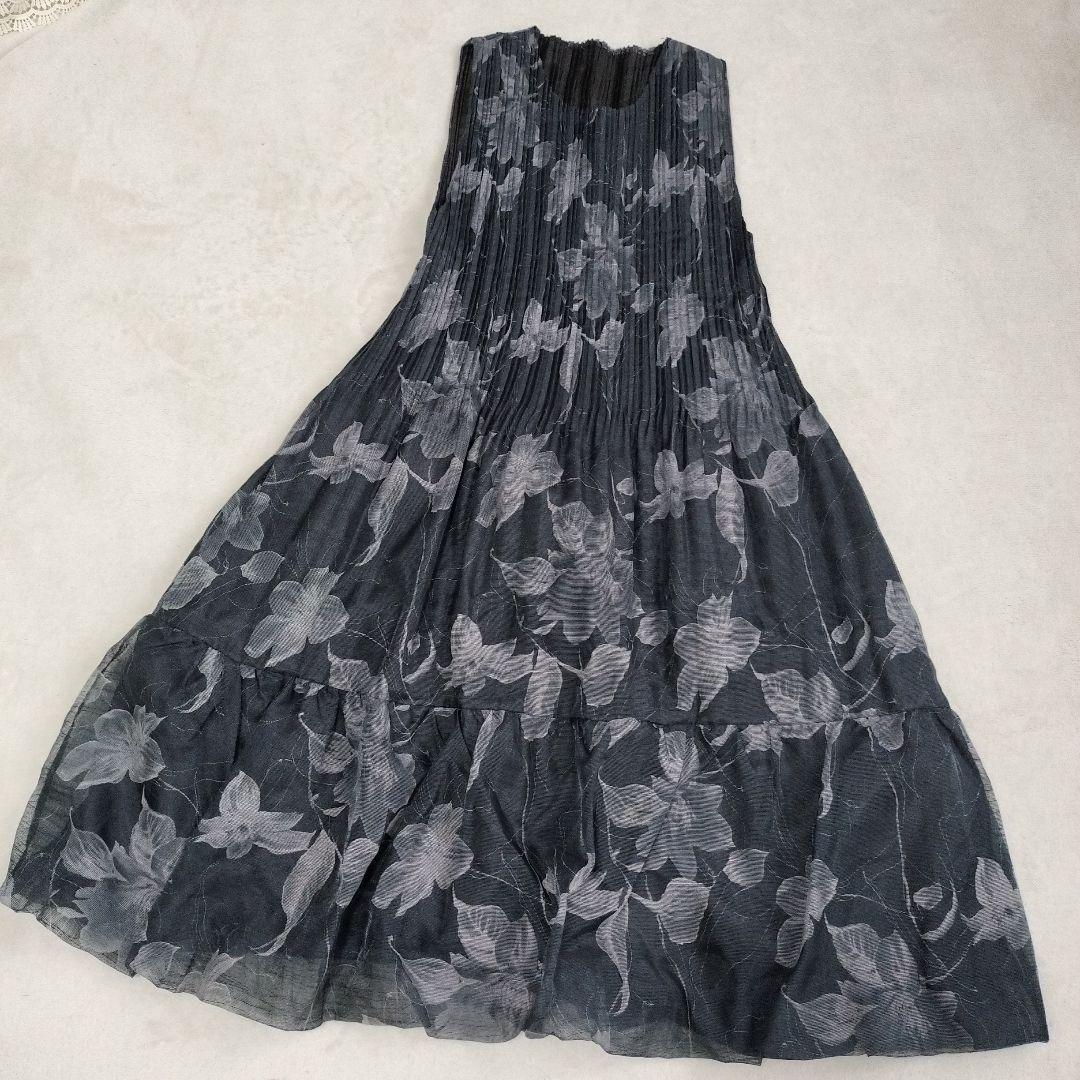 美品 Bell chu Very セットアップ 花柄 ロングワンピース ボレロ