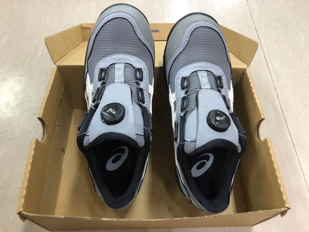 ASICS CP 安全靴 25.5cm グレー/ホワイト