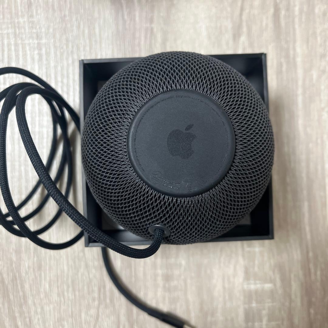 美品 Apple Pod mini スペースグレー 壁掛けホルダー付き