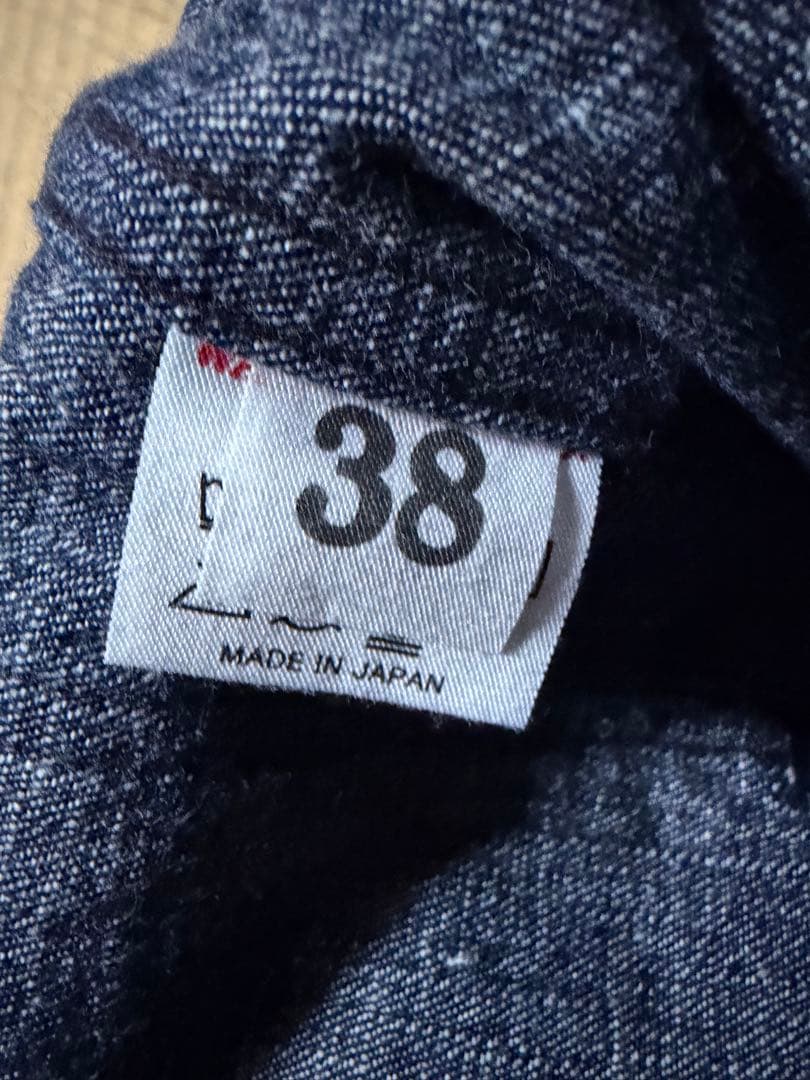 SHAWL COLLAR COVERALL インディゴデニム