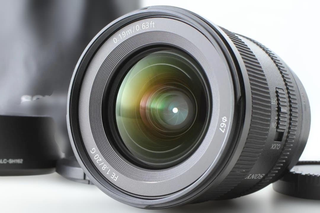 SONY FE 20mm f/1.8 G レンズ
