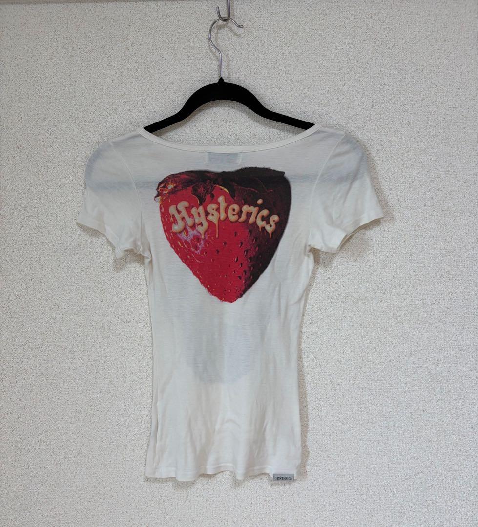 HYSTERIC GLAMOUR 半袖Tシャツ スカル ストロベリー