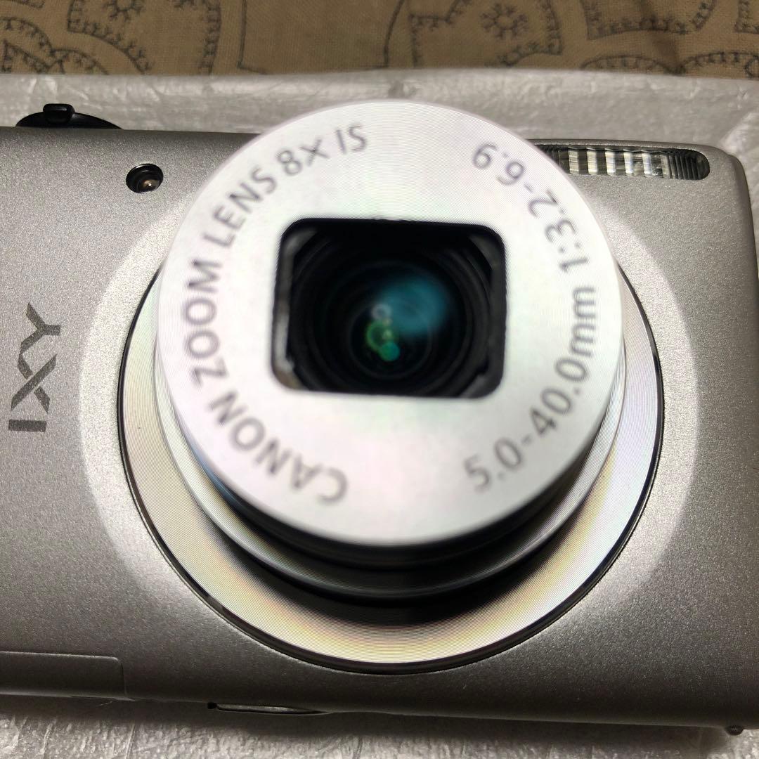ほぼ新品 Canon IXY 110F シルバー デジカメ コンデジ 完品
