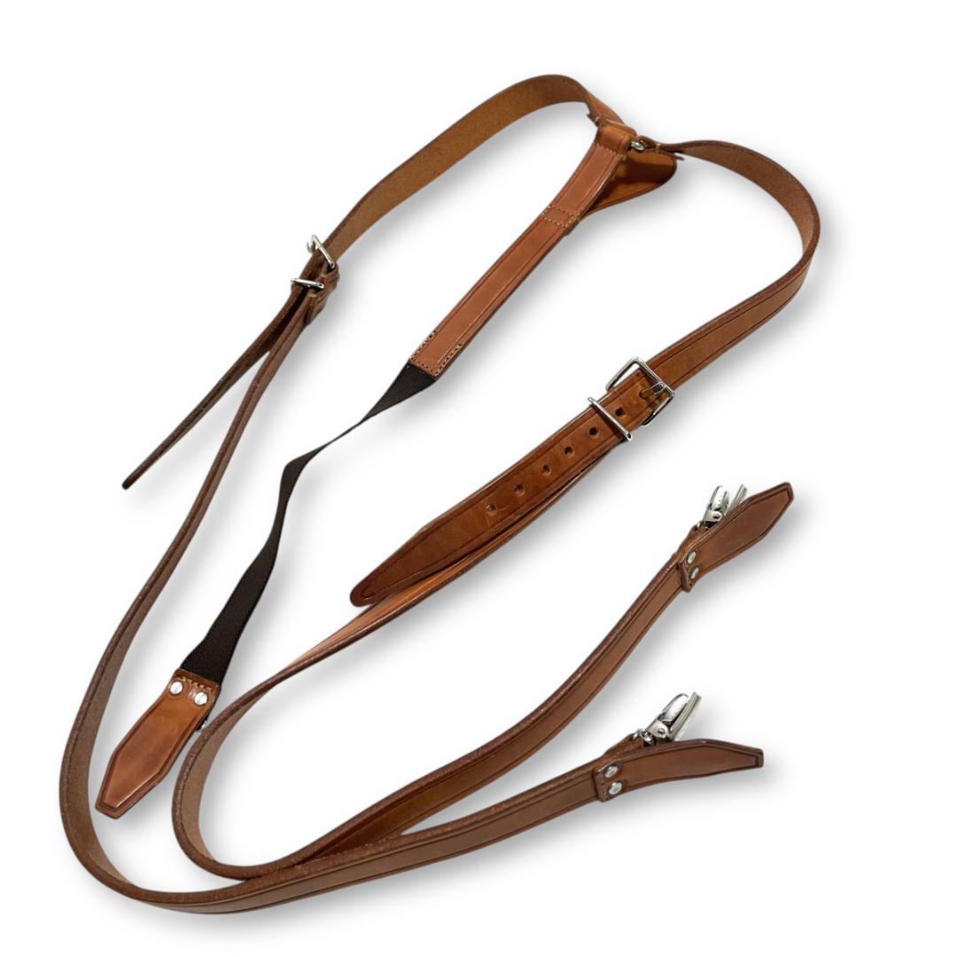 DSQUARED２　ディースクエアード　レザー サスペンダーベルト 希少品