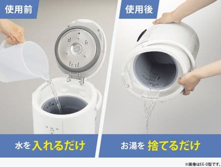 象印 スチーム式加湿器 EE-RT50