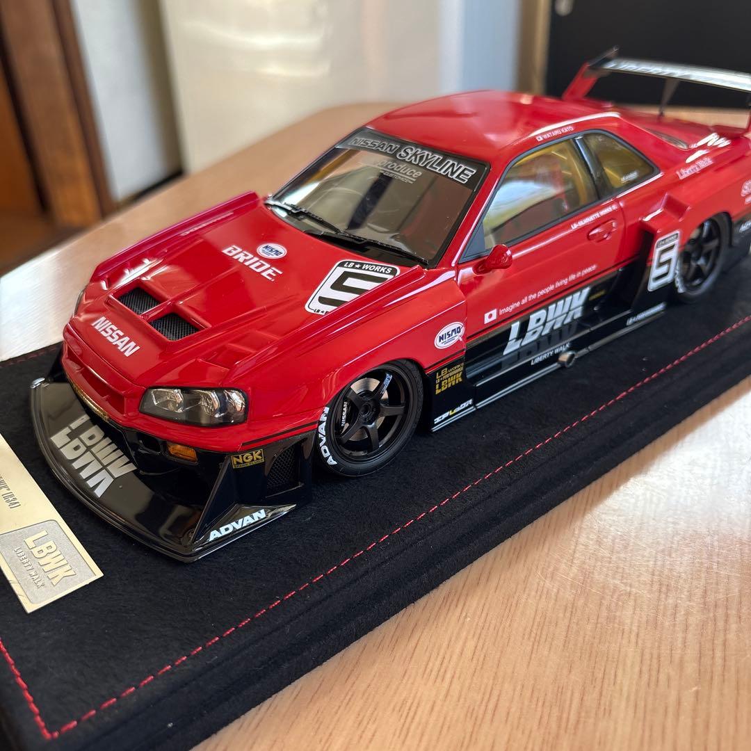 LBWK Nissan Skyline 1/18 ミニカー　ジャンク品最終値下げ