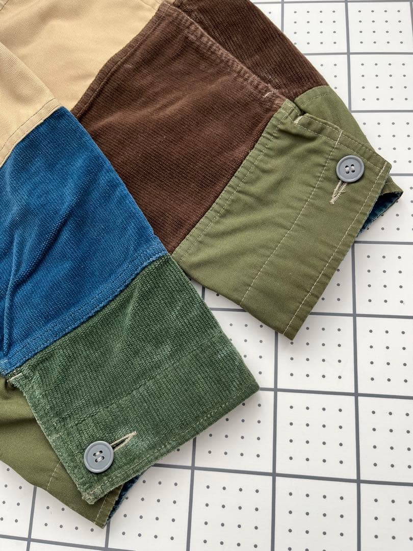 60s70s レインボーレイクジャケット ビンテージ ハンティング パッチワーク