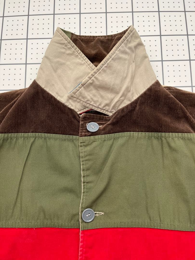 60s70s レインボーレイクジャケット ビンテージ ハンティング パッチワーク