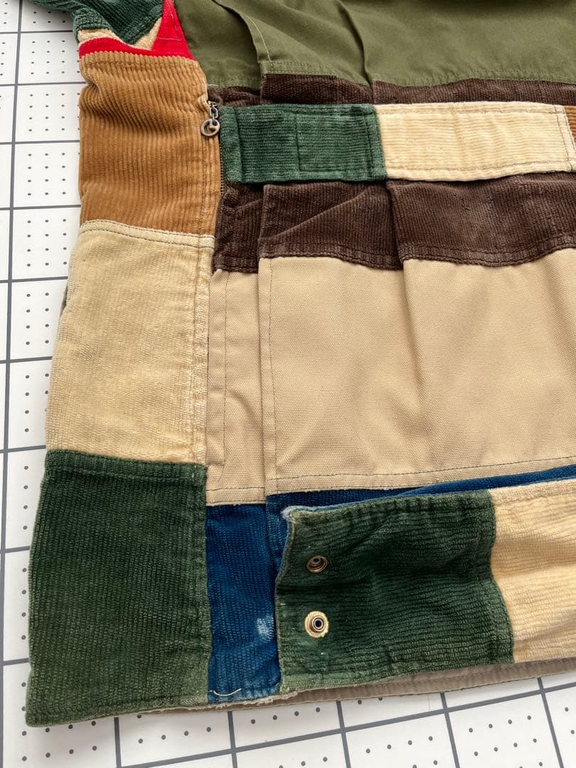 60s70s レインボーレイクジャケット ビンテージ ハンティング パッチワーク