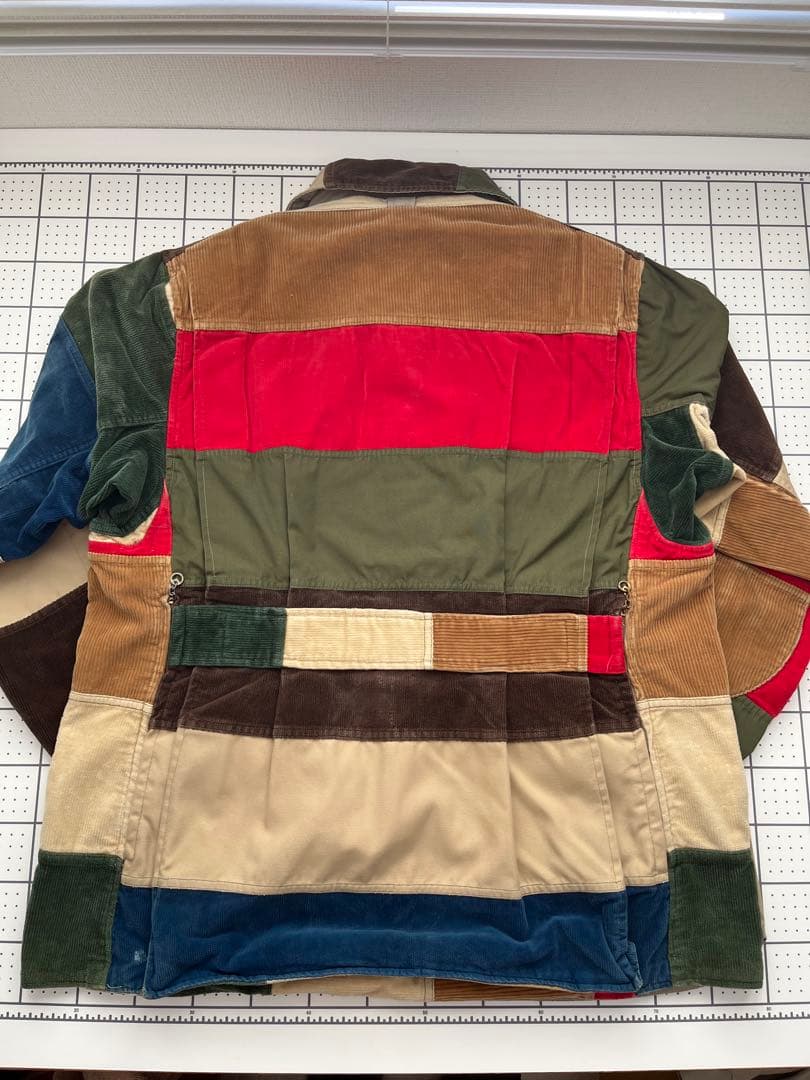 60s70s レインボーレイクジャケット ビンテージ ハンティング パッチワーク