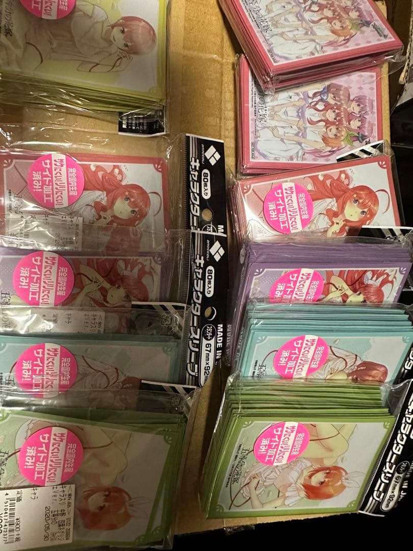 五等分の花嫁　ネグリジェ　ヴァイスシュヴァルツスリーブ　デッキケース