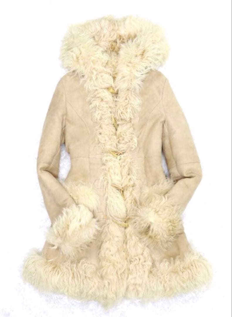 雑誌掲載完売 ME COUTURE ムートンダッフルコート 定価13万5000円