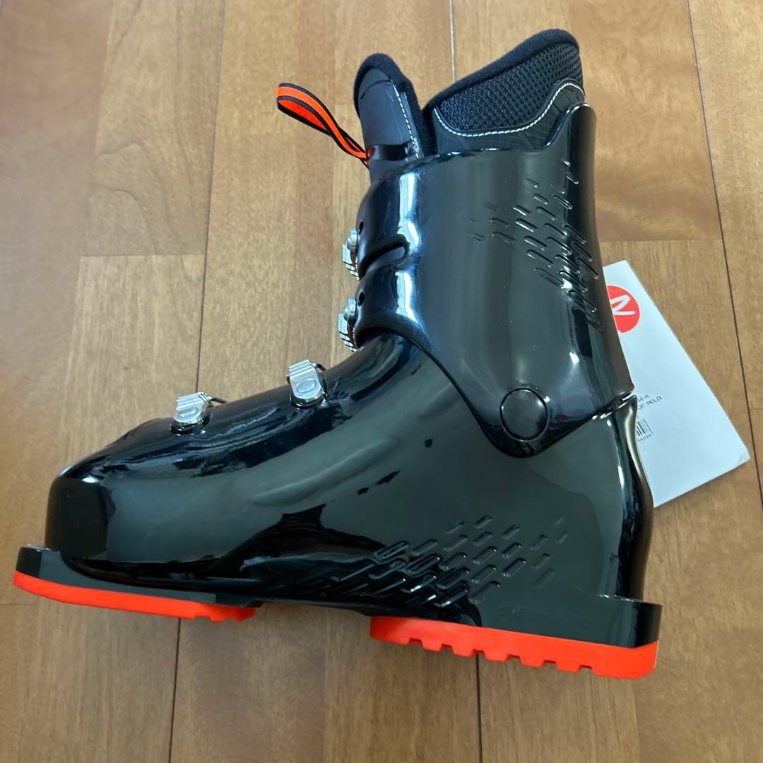 新品！タグ付き！ロシニョール　 スキーブーツ 黒　赤　子供　23.5