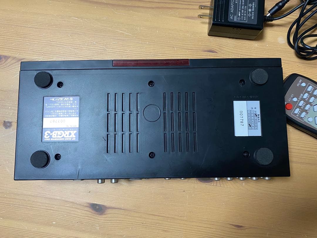 電波新聞社　マイコンソフト　XRGB-3　中古　電源アダプター・リモコン付き