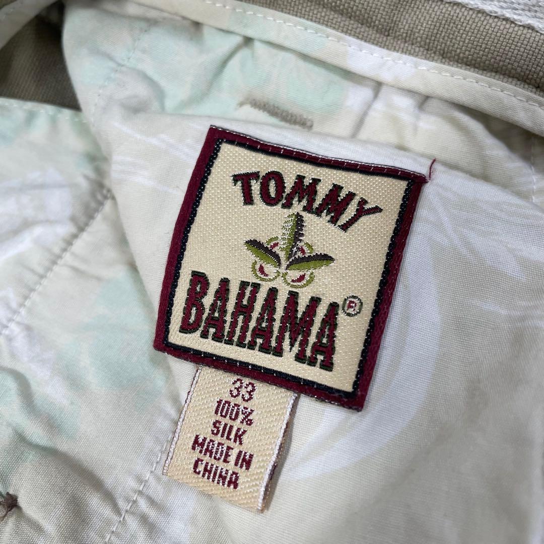 90s トミーバハマ シルク 2タック スラックス ビンテージ usa old