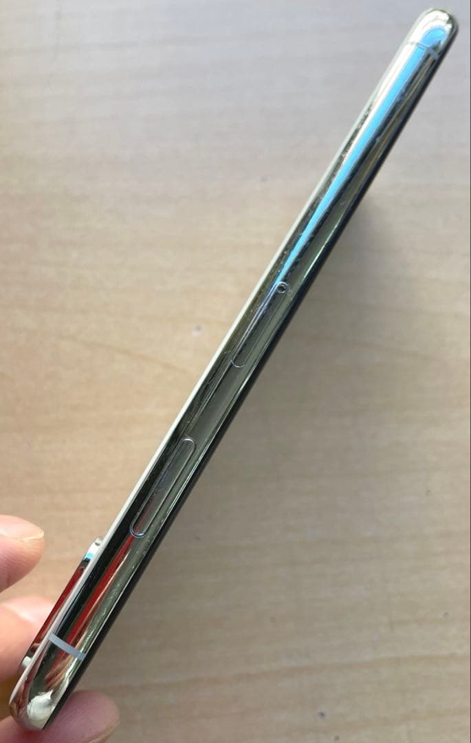 iPhone X シルバー　256GB A1902 美品　バッテリー93%