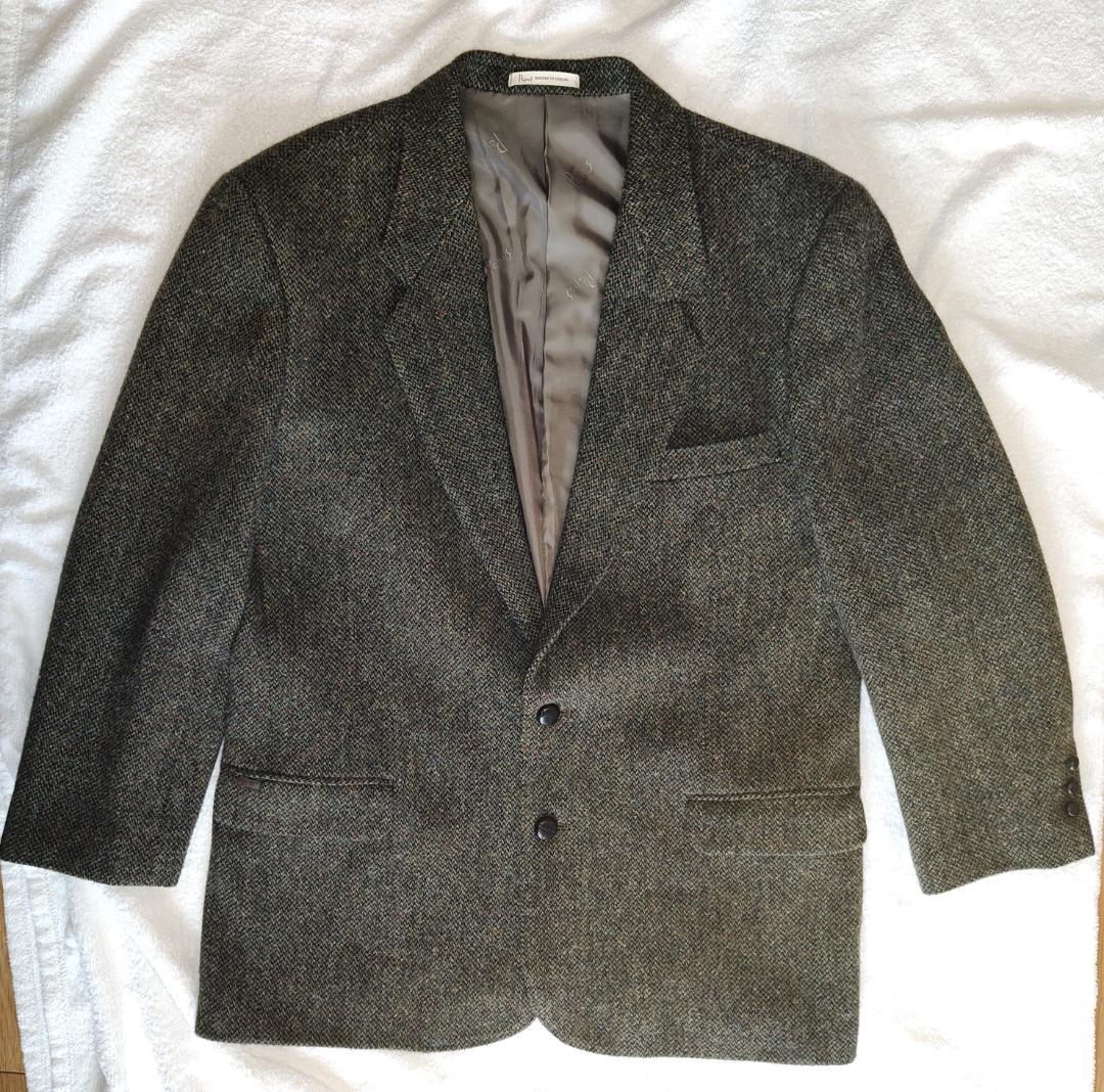 【ぽんちゃん】Papas × HARRIS TWEED ジャケット