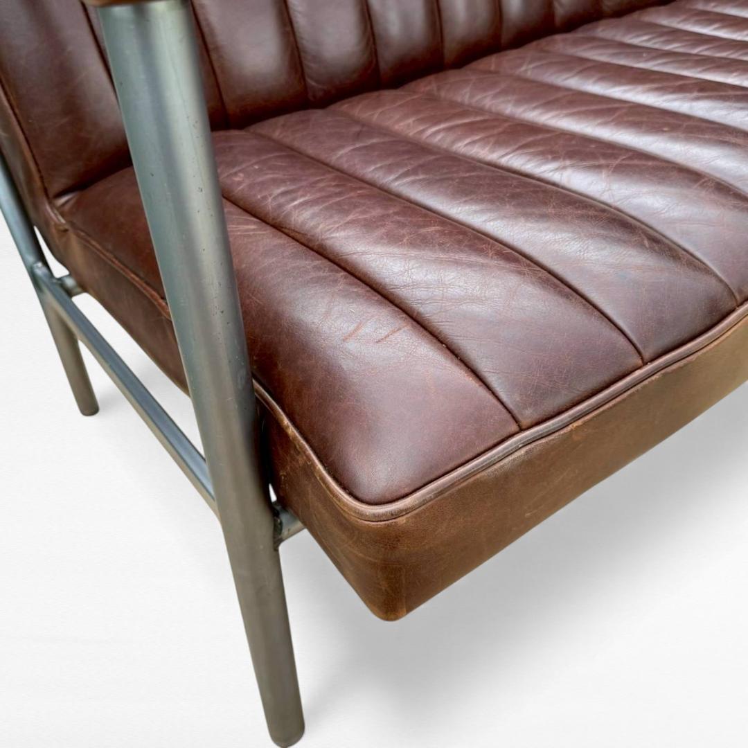 廃盤クラッシュゲート tabu Leather Works DINER ソファ