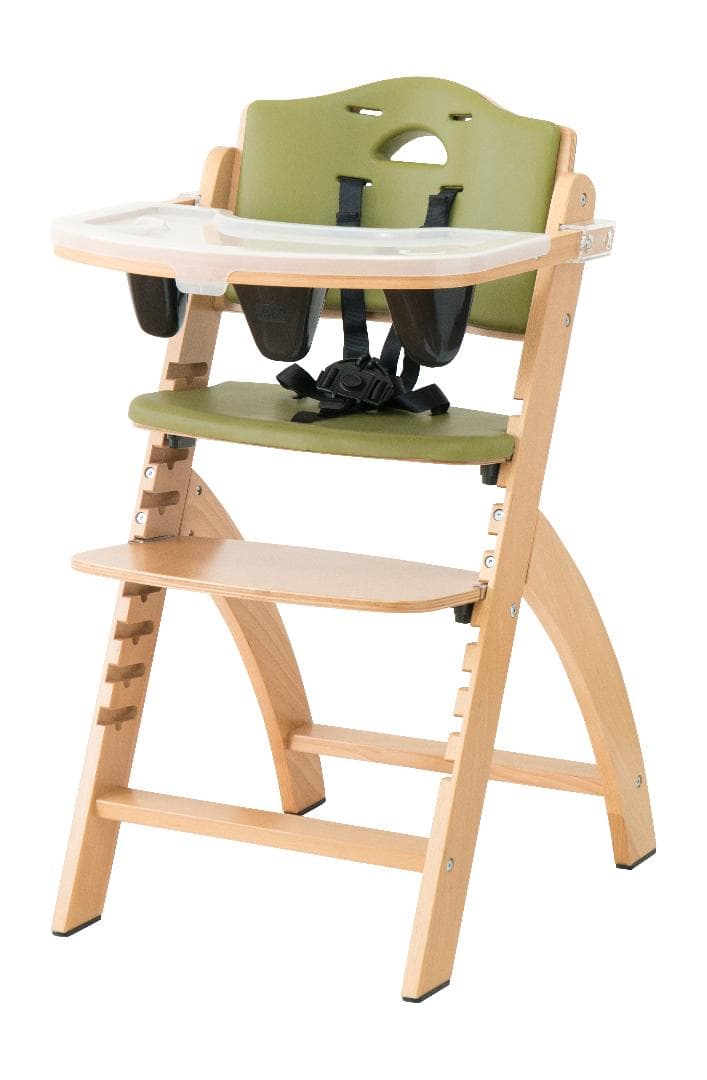 サンプル落ち　ビヨンドジュニアハイチェア　ナチュラル・オリーブ
