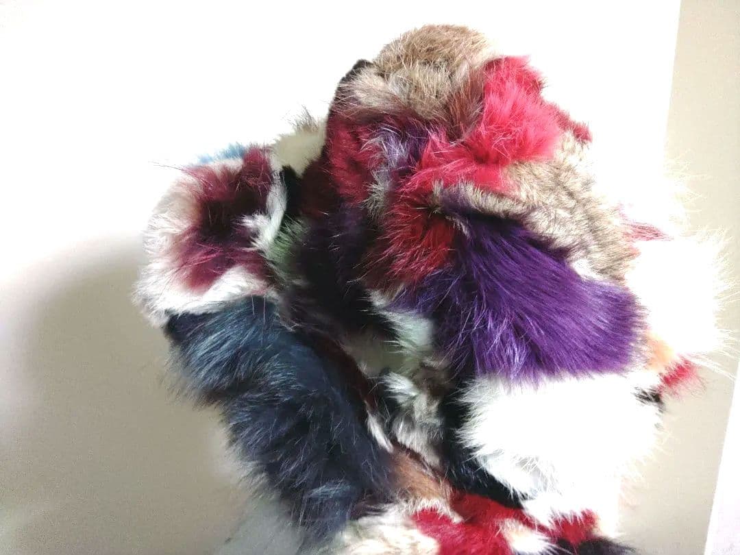 ★ファーハット★　●リアルファー●　♂クレイジーパターン♀