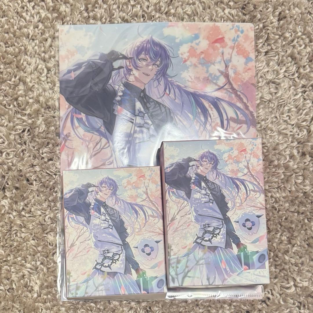 にじさんじ 星導ショウ ワイヤレスイヤホン 充電器 クリアファイル