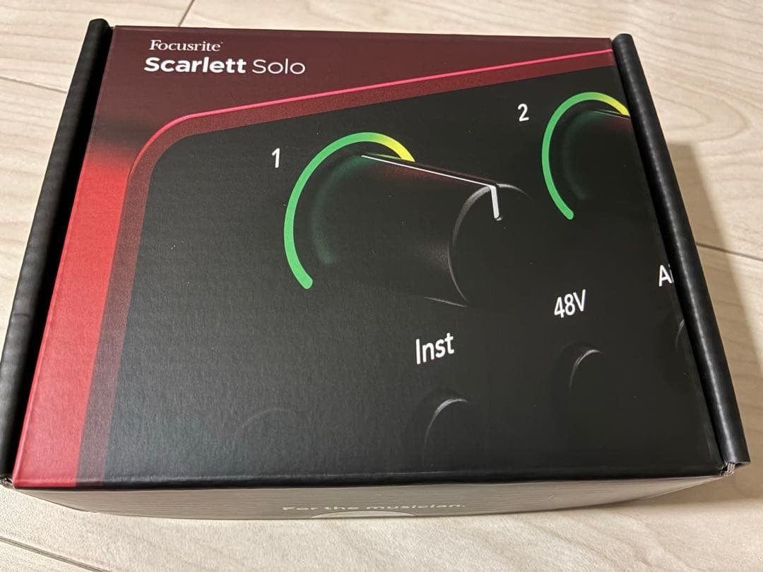 FOCUSRITE Scarlett Solo Gen4 第4世代