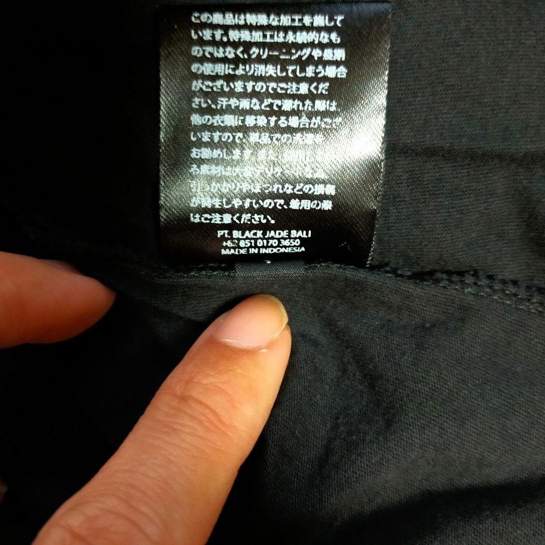 KMRii Black Shadow VネックTシャツ 変形デザイン