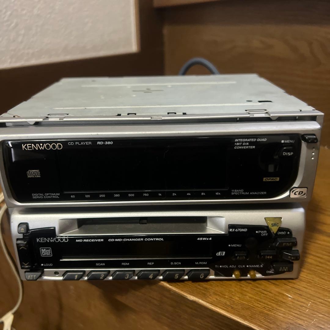 KENWOOD RX-670MD RD-380 中古品セット