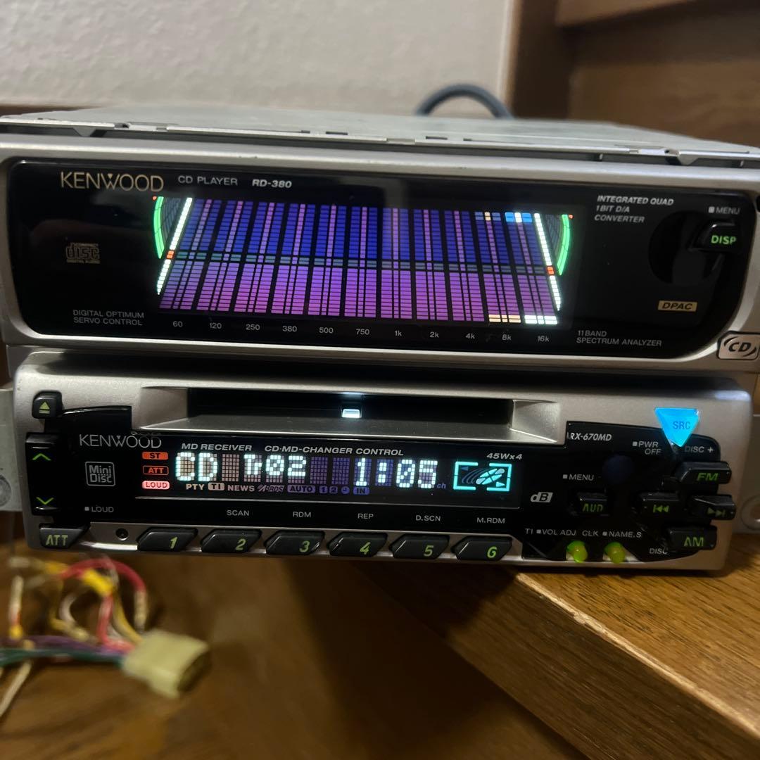 KENWOOD RX-670MD RD-380 中古品セット