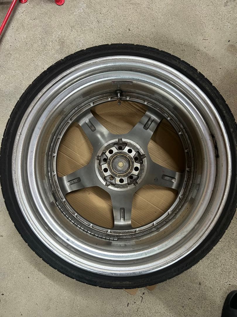 た*様 WORK T5R 2P goodgun限定色19in9J+38 ホイール