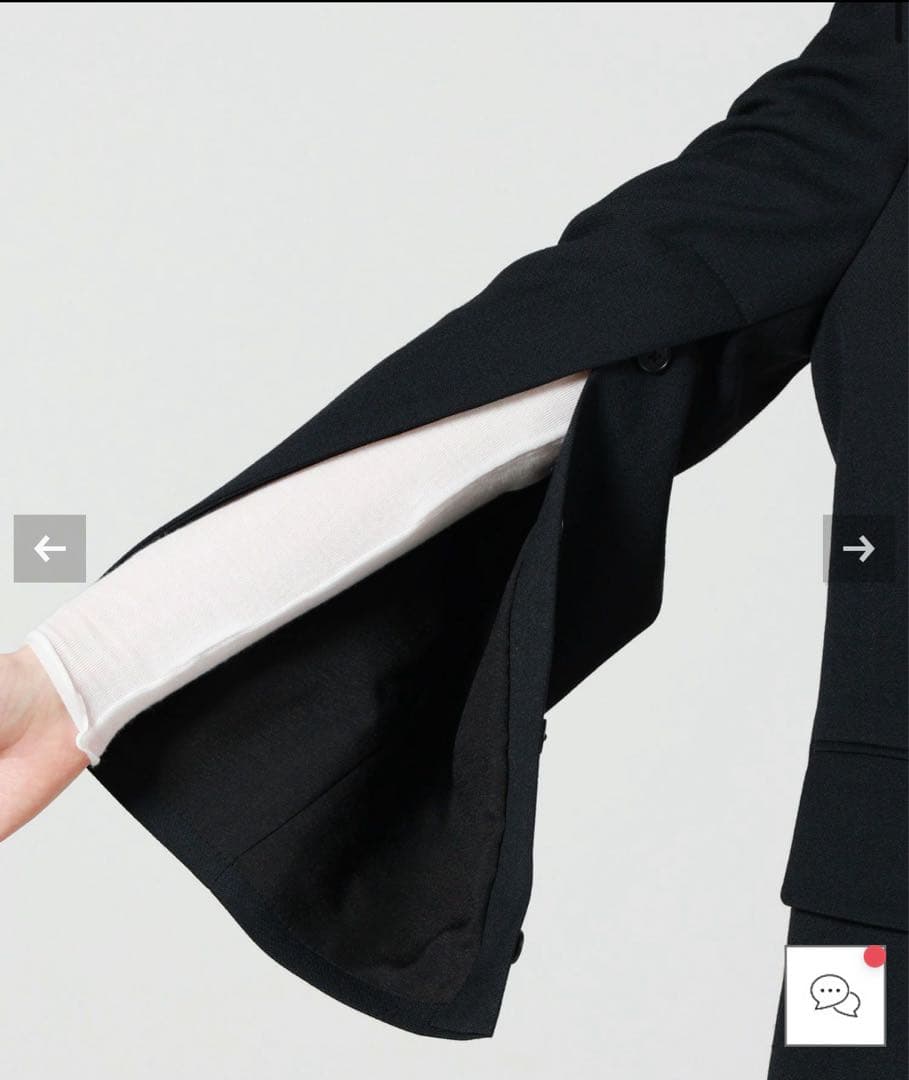 koo【HYKE(ハイク)】 DOESKIN BLAZER