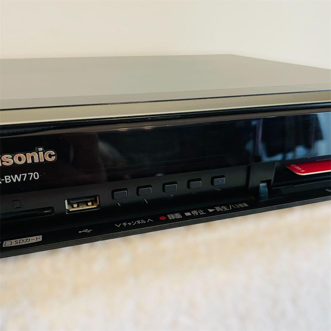 Panasonic DMR-BW770 ブルーレイレコーダー 2番組同時録画可能