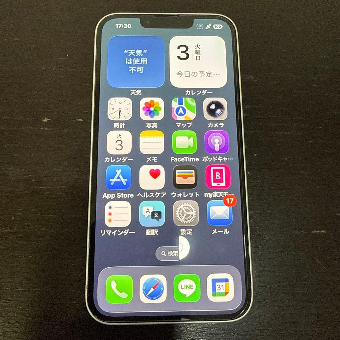 Apple iPhone16e ホワイト 本体とケース付き