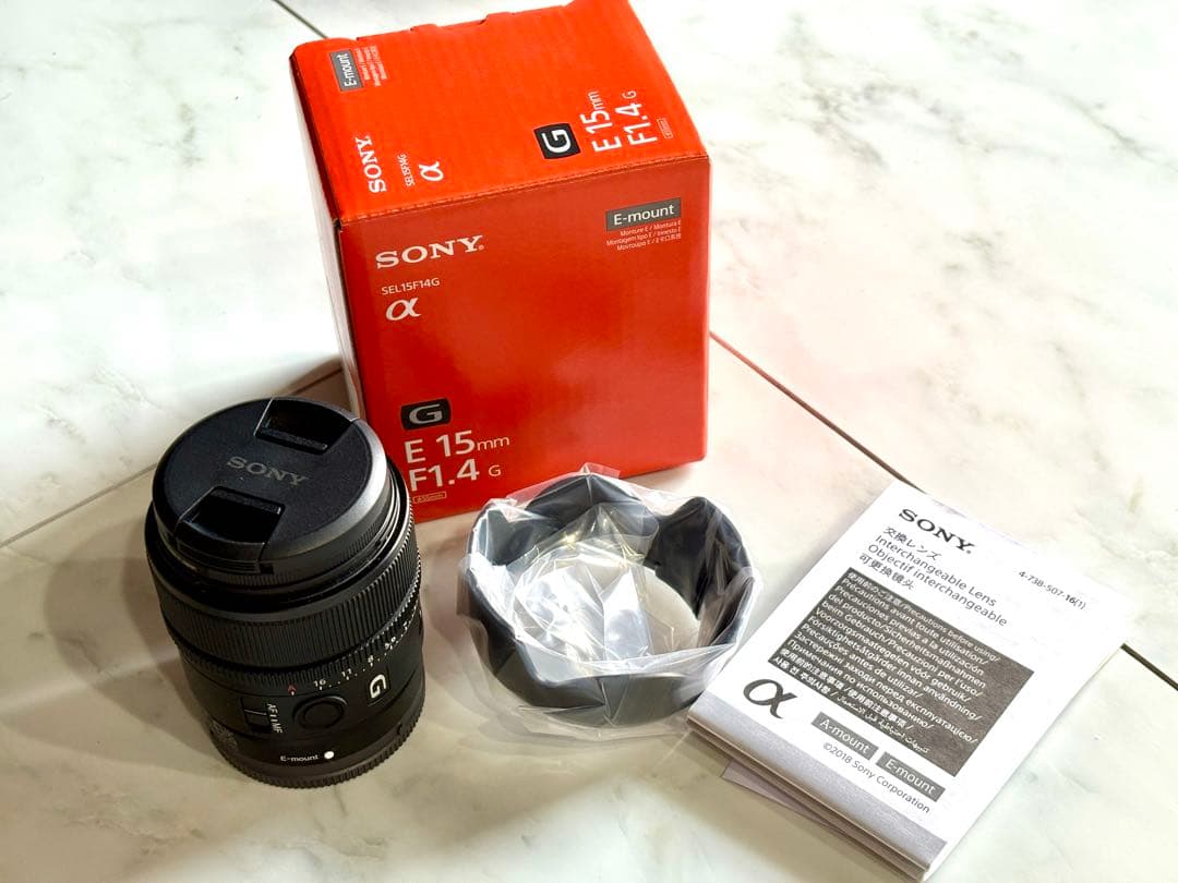 レンズ(単焦点) SONY / E 15mm F1.4 G/ SEL15F14G