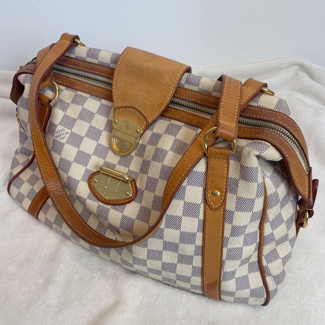 ［中古］ルイヴィトンストレーザPM ダミエアズールショルダーバッグ
